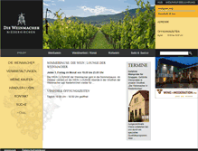 Tablet Screenshot of die-weinmacher.de